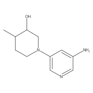 1-(5-Aminopyridin-3-yl)-4-methylpiperidin-3-ol Structure