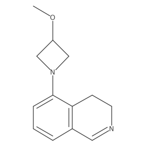 3,4-Dihydro-5-(3-methoxy-1-azetidinyl)isoquinoline Structure