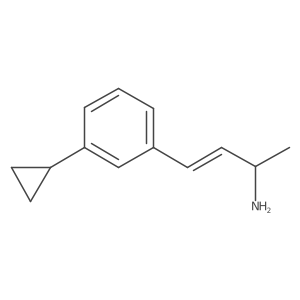 4-(3-Cyclopropylphenyl)but-3-en-2-amine结构式