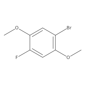 1-Bromo-2,5-dimethoxy-4-fluorobenzene结构式