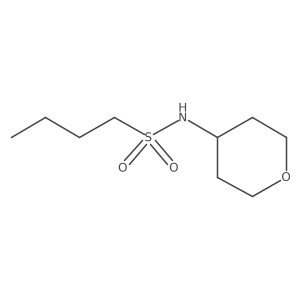 N-(oxan-4-yl)butane-1-sulfonamide Structure