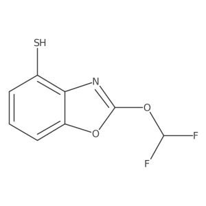 2-(Difluoromethoxy)-4-mercaptobenzo[d]oxazole Structure