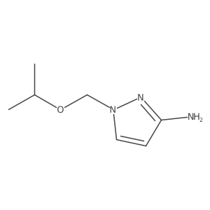 1-[(Propan-2-yloxy)methyl]-1H-pyrazol-3-amine Structure