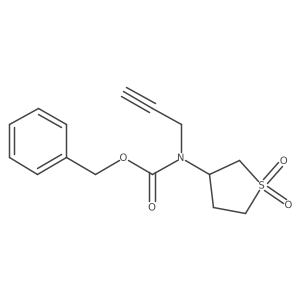 benzyl N-(1,1-dioxo-1lambda6-thiolan-3-yl)-N-(prop-2-yn-1-yl)carbamate Structure