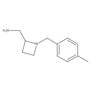 {1-[(4-Methylphenyl)methyl]azetidin-2-yl}methanamine Structure