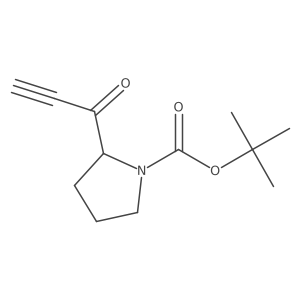 Tert-butyl 2-(prop-2-ynoyl)pyrrolidine-1-carboxylate结构式
