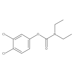 3,4-Dichlorophenyl diethylcarbamate Structure