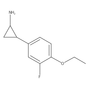 (1S,2R)-2-(4-Ethoxy-3-fluorophenyl)cyclopropan-1-amine Structure