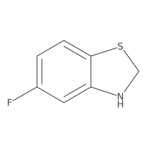 5-Fluoro-2,3-dihydro-1,3-benzothiazole Structure