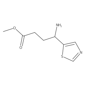 Methyl 4-amino-4-(1,3-thiazol-5-yl)butanoate Structure