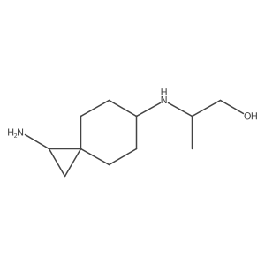 2-({1-Aminospiro[2.5]octan-6-yl}amino)propan-1-ol结构式