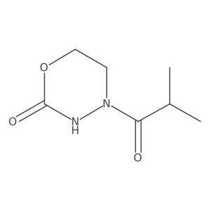 4-(2-Methylpropanoyl)-1,3,4-oxadiazinan-2-one Structure