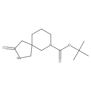 2,7-Diazaspiro[4.5]decane-7-carboxylic acid, 3-oxo-, 1,1-dimethylethyl ester Structure
