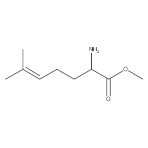 Methyl 2-amino-6-methylhept-5-enoate结构式