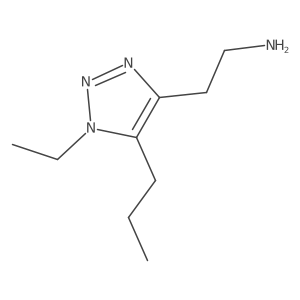 2-(1-ethyl-5-propyl-1H-1,2,3-triazol-4-yl)ethan-1-amine Structure