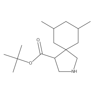 Tert-butyl 7,9-dimethyl-2-azaspiro[4.5]decane-4-carboxylate Structure
