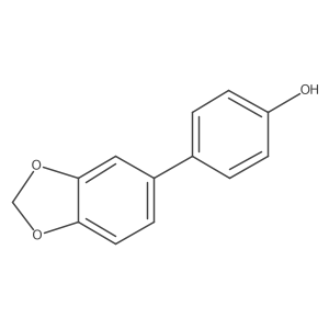 4-(3,4-Methylenedioxyphenyl)phenol结构式