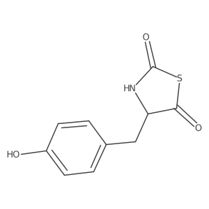 (S)-4-(4-Hydroxybenzyl)thiazolidine-2,5-dione结构式
