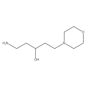 (3S)-1-amino-5-(morpholin-4-yl)pentan-3-ol结构式