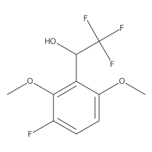 (1R)-2,2,2-trifluoro-1-(3-fluoro-2,6-dimethoxyphenyl)ethan-1-ol Structure