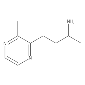 (2S)-4-(3-methylpyrazin-2-yl)butan-2-amine结构式