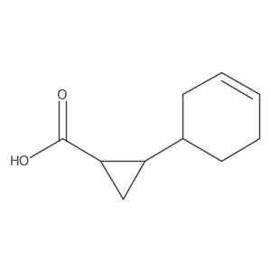 rac-(1R,2S)-2-(cyclohex-3-en-1-yl)cyclopropane-1-carboxylic acid Structure