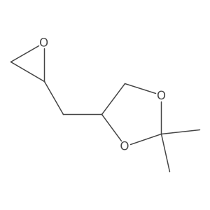 2,2-Dimethyl-4-[(oxiran-2-yl)methyl]-1,3-dioxolane结构式