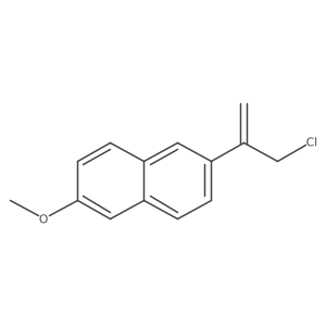 2-(3-Chloroprop-1-en-2-yl)-6-methoxynaphthalene Structure