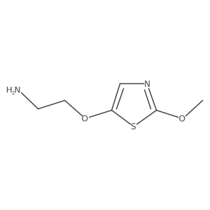 2-[(2-Methoxy-1,3-thiazol-5-yl)oxy]ethan-1-amine Structure