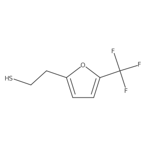 2-[5-(Trifluoromethyl)furan-2-yl]ethane-1-thiol Structure