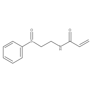 N-[2-(Benzenesulfinyl)ethyl]prop-2-enamide Structure