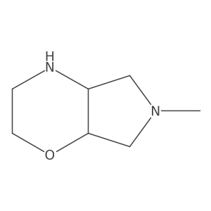 (4AS,7aS)-6-methyloctahydropyrrolo[3,4-b][1,4]oxazine Structure