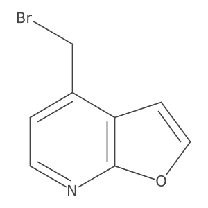 4-(Bromomethyl)furo[2,3-b]pyridine结构式