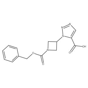 1-{1-[(benzyloxy)carbonyl]azetidin-3-yl}-1H-1,2,3-triazole-5-carboxylic acid Structure