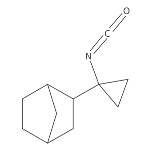 2-(1-Isocyanatocyclopropyl)bicyclo[2.2.1]heptane结构式