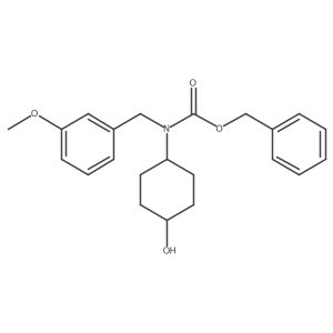 benzyl N-(4-hydroxycyclohexyl)-N-[(3-methoxyphenyl)methyl]carbamate Structure