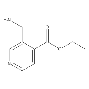 Ethyl 3-(aminomethyl)isonicotinate结构式