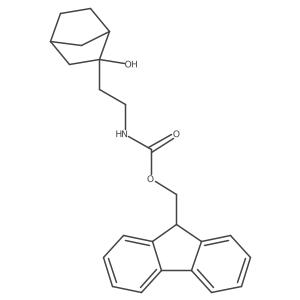 (9H-fluoren-9-yl)methyl N-(2-{2-hydroxybicyclo[2.2.1]heptan-2-yl}ethyl)carbamate结构式