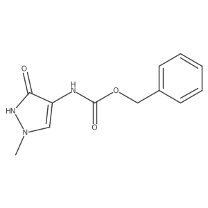 benzyl N-(3-hydroxy-1-methyl-1H-pyrazol-4-yl)carbamate Structure
