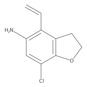 7-Chloro-4-ethenyl-2,3-dihydro-1-benzofuran-5-amine Structure