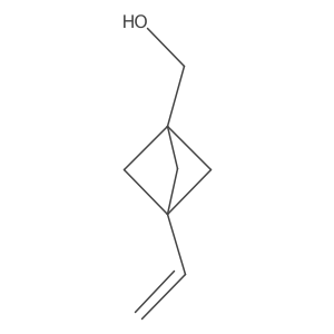 (3-Vinyl-1-bicyclo[1.1.1]pentanyl)methanol结构式