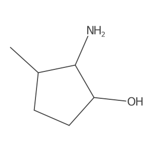 (1R,2S,3R)-2-Amino-3-methylcyclopentan-1-ol Structure