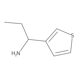 1-(Thiophen-3-yl)propan-1-amine结构式