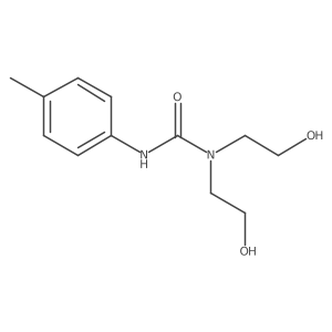 1,1-Bis(2-hydroxyethyl)-3-(p-tolyl)urea结构式