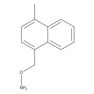 O-[(4-methylnaphthalen-1-yl)methyl]hydroxylamine结构式