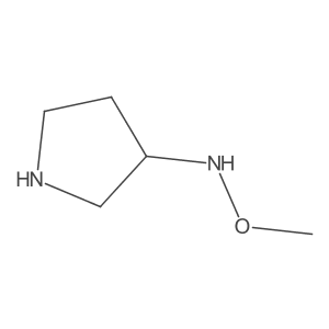 N-methoxypyrrolidin-3-amine结构式