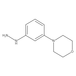 (3-Morpholin-4-yl-phenyl)-hydrazine Structure