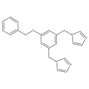 1-[[3-(Imidazol-1-ylmethyl)-5-phenylmethoxyphenyl]methyl]imidazole结构式