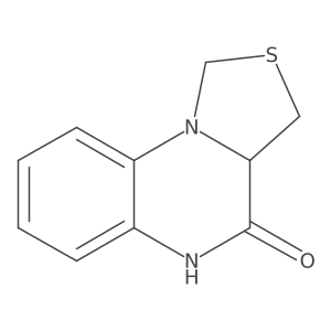 3,3a-Dihydro-1H-thiazolo[3,4-a]quinoxalin-4(5H)-one结构式