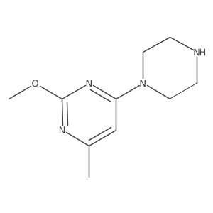 2-Methoxy-4-methyl-6-piperazin-1-ylpyrimidine Structure